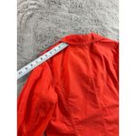 Talbots Women's Orange Utility Jacket Size L Button Front Long Sleeve Pockets Photo 5