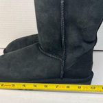UGG Women's  Classic Short II Sheepskin Boots 1016223 - Black Sz 6 EUC Warm Cute Photo 5