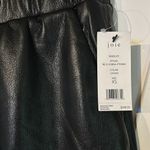 Joie  Wadley Faux Leather Drawstring Jogger Pants Photo 4