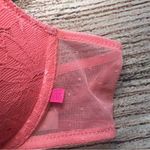 Victoria's Secret NEW  Underwire‎ Pink Lace Demi Bra Womens Size 36B Lined NWT Photo 3