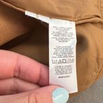 Loft camel gold button detail mini skirt size 14 Photo 5