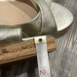 Jack Rogers  Gold Espadrille Platform sandals size 8 Photo 9