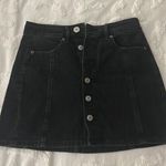 American Eagle black  jean skirt Photo 0