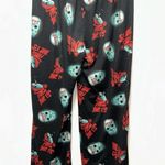 Friday the 13th Pajama Pants Soft Horror Jason Vorhees Slasher Unisex Sz Small Black Photo 1