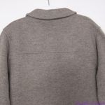 Madewell NEW  100% merino wool Boiled‎ Wool Bridgman Sweater-Jacket, L Photo 7