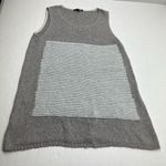 Lafayette 148 New York Knit Sleeveless Sweater Women Size Small Grey Gray *FLAW‎ Photo 0