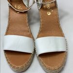 Maypol  Anthro white leather studded espadrille wedges Photo 4