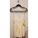 Sam Edelman Ivory Lace Mini Romper Photo 2