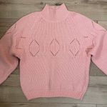 Vintage Cristina Sweater 80s Womens Medium Bubblegum Pink Photo 0