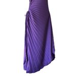 Amazon Tretra Long Dress, Sleeveless One-shoulder Pleated Cutout Dress Photo 9
