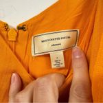 Moulinette Soeurs  Marigold Orange Cold Shoulder Puff Sleeve Knee Length Dress S Photo 2
