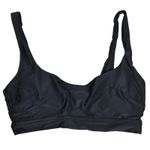 Aerie  Black Scoop Neck Bralette Swim Top Bra Size L Photo 0