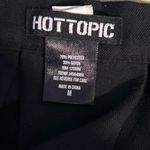 Hot Topic  Black Suspender Skater Skirt Size Medium with Front Zipper Photo 5