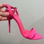 Christian Louboutin  Loubigirl 100 Leather Stiletto Sandals Barbie Pink Photo 12