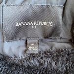 Banana Republic  Puffer Vest Fuzzy Lined Thick Size Medium Black Photo 4