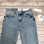 BDG  Urban Outfitters Medium Wash Kylie Kick Flare Cut Off Cropped Jeans 24 New Photo 1
