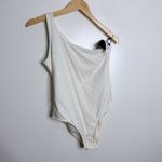 ZARA NWT Massimo Dutti White One Piece Open Back Swimsuit Size Large Photo 2