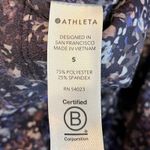 Athleta Size Small Rainier Printed Mesh Leggings Black Blue Pink Photo 8