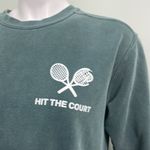 Spence Hit the Court Pickleball Tennis Racquetball sweatshirt small Green Photo 1