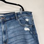 Zenana Outfitters NWT Plus‎ Size Denim Shorts Cuffed Distressed Size 3X Photo 8