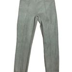 Spanx  women's medium tan faux suede skinny leg pull on pants slimming camel busi Photo 0