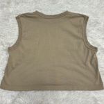 Alexander Wang T by  Tank Top with Logo Tan Photo 4
