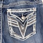 Vigoss  Women The Dallas Straight Leg Jeans Size 29 Low Rise Y2K Cowgirl Glam Photo 6