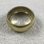 Vintage 90s single gold Crome stripe bangle Photo 2
