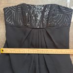 David's Bridal David’s Bridal Size 6 Black Sequin Party Dress Strapless Photo 12
