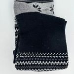 Charter Club  Women's Knee High Winter Grey and Black Socks Photo 2