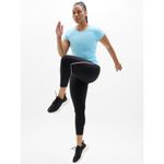 Athleta XL Momentum Seamless Tee Aqua Blue X-Large Regular Photo 3