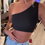 One Shoulder Sparkle Top Photo 0