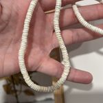 WHITE PUKA SHELL NECKLACE 18” Photo 2