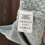 Lands' End  Lambswool Cable Knit Fisherman Cardigan Sweater Button Up Women's M Photo 8