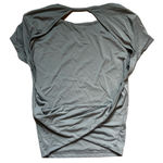 Bershka  Gray Women's Cross Back and Backless Top Photo 1