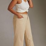 Anthropologie  Pilcro The Annie Wide Leg Jeans Size 20W NWT Natural Khaki Photo 1