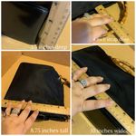 Gucci  BLACK NYLON & GLAZED LEATHER TOTE BAG WITH BAMBOO HANDLES Photo 14