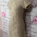 Anthropologie Sparrow cream short sleeve wool linen blend tunic dress Photo 5