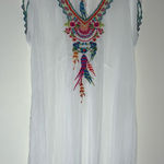 Johnny Was  Embroidered Tunic/Cover-Up Dress Size‎ Medium Photo 0