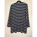 J. Jill Wearever Collection striped cardigan jacket L‎ Petite navy white pockets Blue Size undefined Photo 3