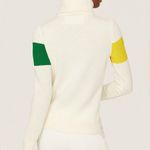 Perfect Moment Ski Merino Wool Turtleneck Long Sleeve Sweater II in Cream Size L Photo 3