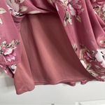Apt. 9  Pink Short Sleeve Floral Sleep Dress with Sheer Shoulders NWT, Size XL Photo 5