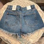 ZARA  MID RISE RELAXED JEAN SHORT NWT Size 0 Photo 1