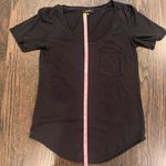 Babaton Aritzia Black Fitted Short Sleeve T-Shirt Photo 6