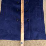 Maeve  Anthropologie XS Pea Coat Double Breasted Wool‎ Blend Navy Blue Classic Photo 6