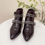 Marc by Marc Jacobs  Carroll 2strap Stud Ankle Boot Black Bootie Size 36 Preowned Photo 1