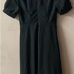 SheIn NWOT Black Buttoned V-Neck Short Sleeve Maxi Dress Size S Photo 1