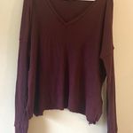 Wild Fable Berry Oversized Ribbed Top Photo 1