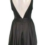 Luxxel Plunging V-neck Backless Mini Cocktail Dress Black Size Small NWT Photo 1