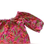 Show Me Your Mumu Tropical Shoulder Mini Dress Pink Green Print Vacation Party S Photo 6